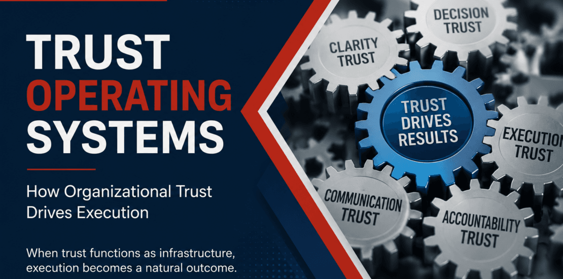 organizational performance, organizational trust, trust operating system, Trust OS, trust infrastructure, execution, decision, clarity, communication, accountability